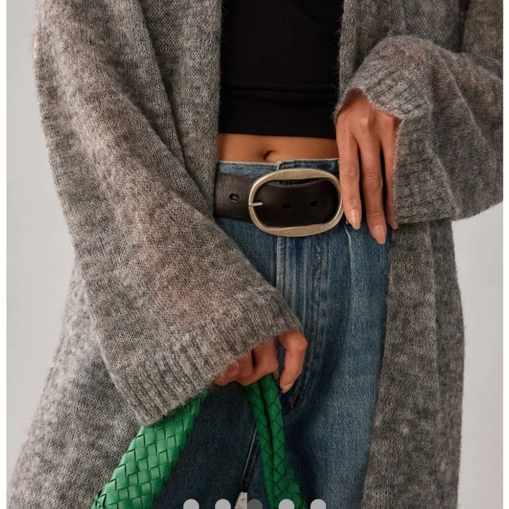 Anthropologie Lightweight Duster Kimono - Grey - One Size - Picture 5 of 8